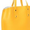 Bőr táska shopper bag Genuine Leather sárga 6047